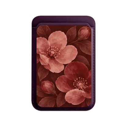 BURGUNDY BLOOM-Leather Kartlık