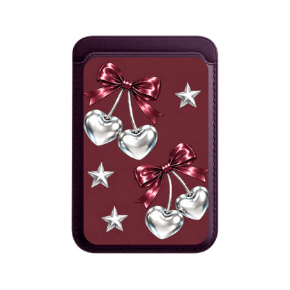 BURGUNDY CHARM-Leather Kartlık
