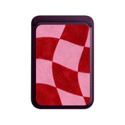 CHERRY CHECK-Leather Kartlık