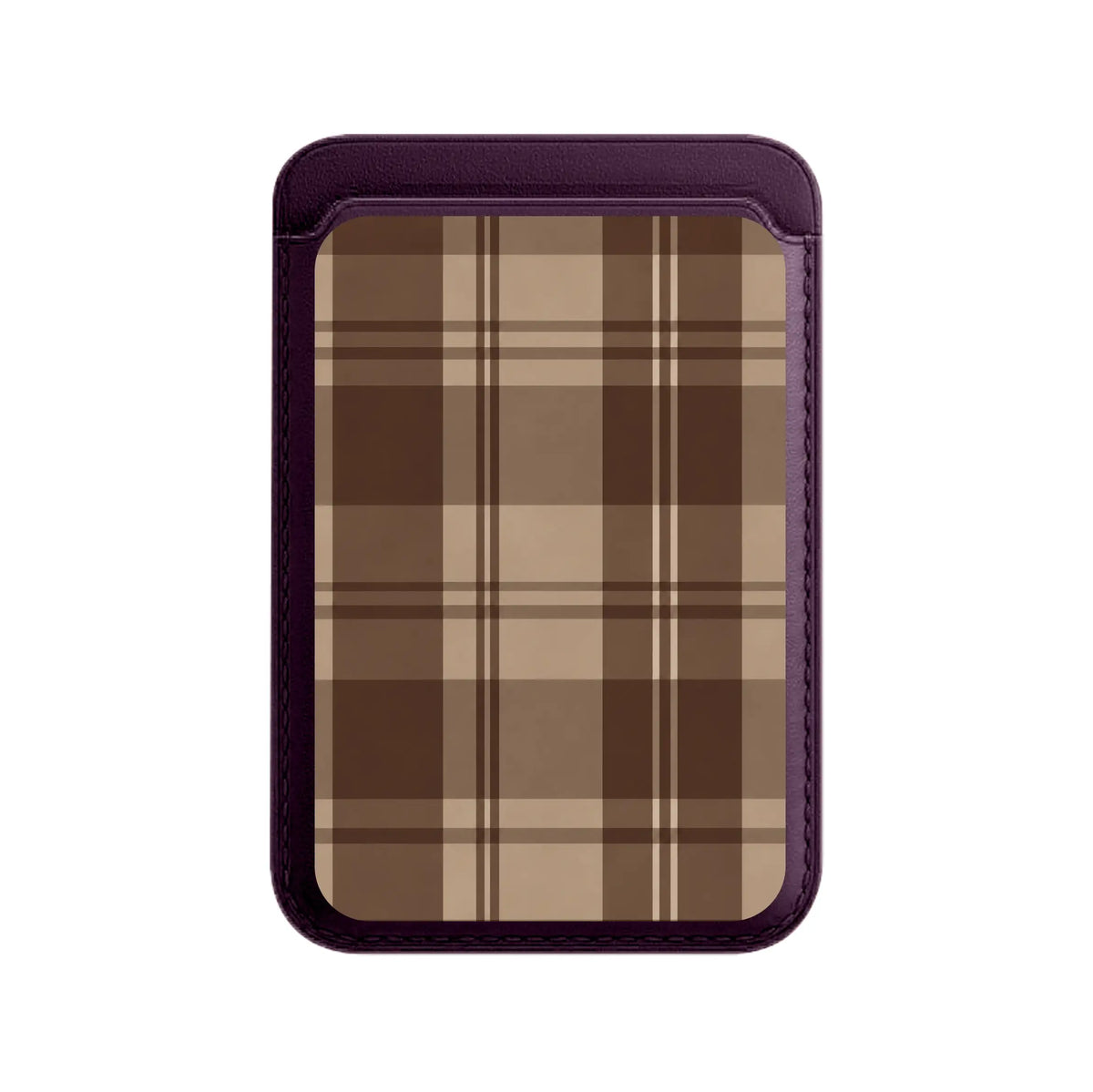 COCOA PLAID-Leather Kartlık
