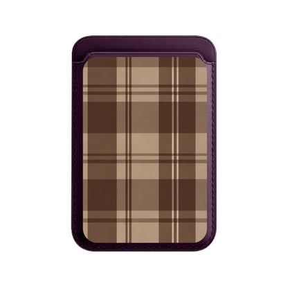 COCOA PLAID-Leather Kartlık