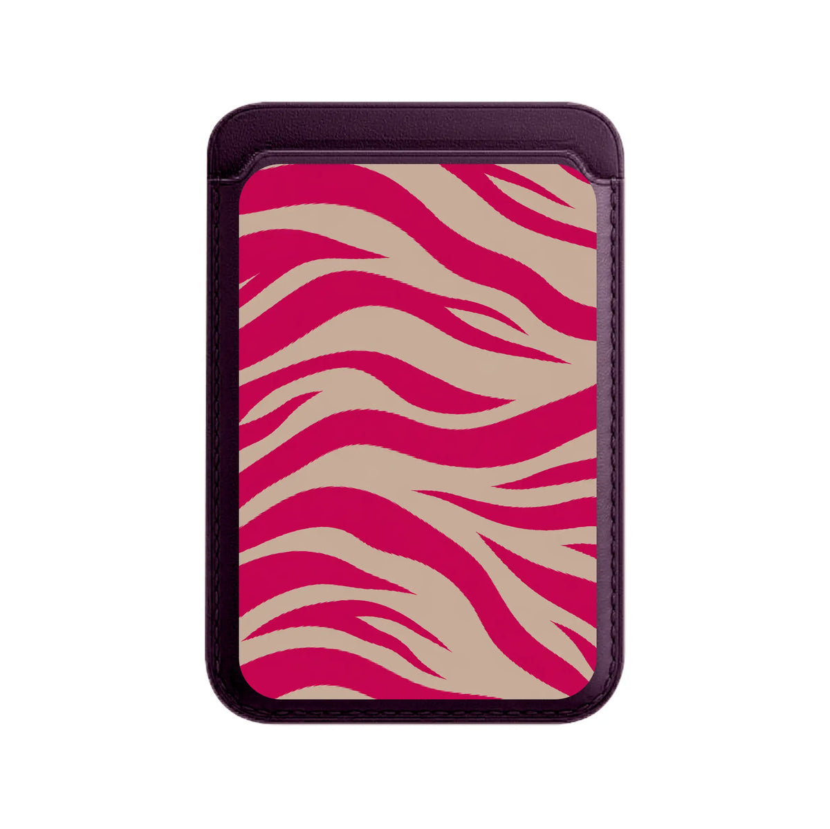 FUCHSIA ZEBRA-Leather Kartlık
