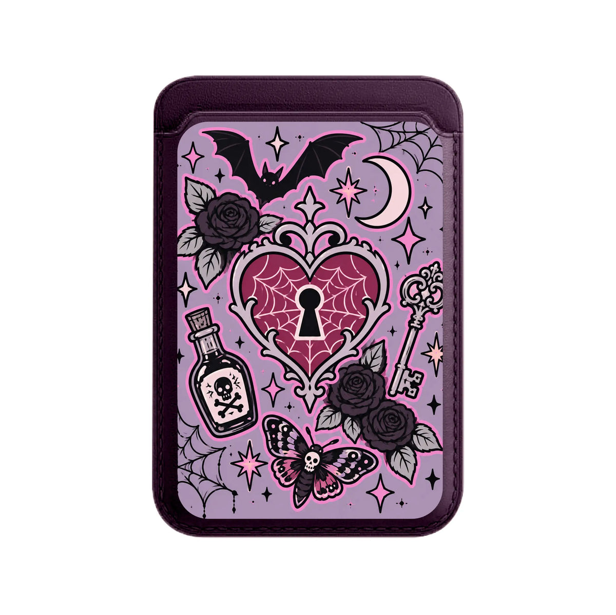 LOCKED HEART-Leather Kartlık