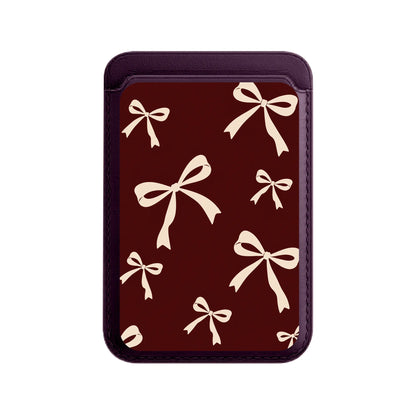 VELVET BOWS-Leather Kartlık