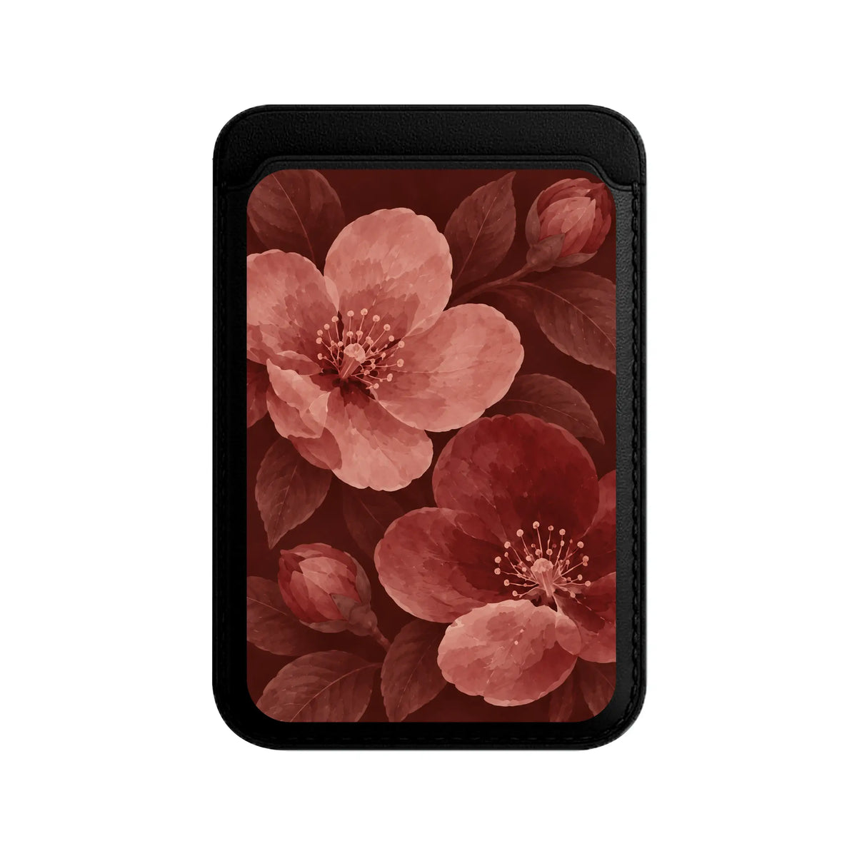 BURGUNDY BLOOM-Leather Kartlık
