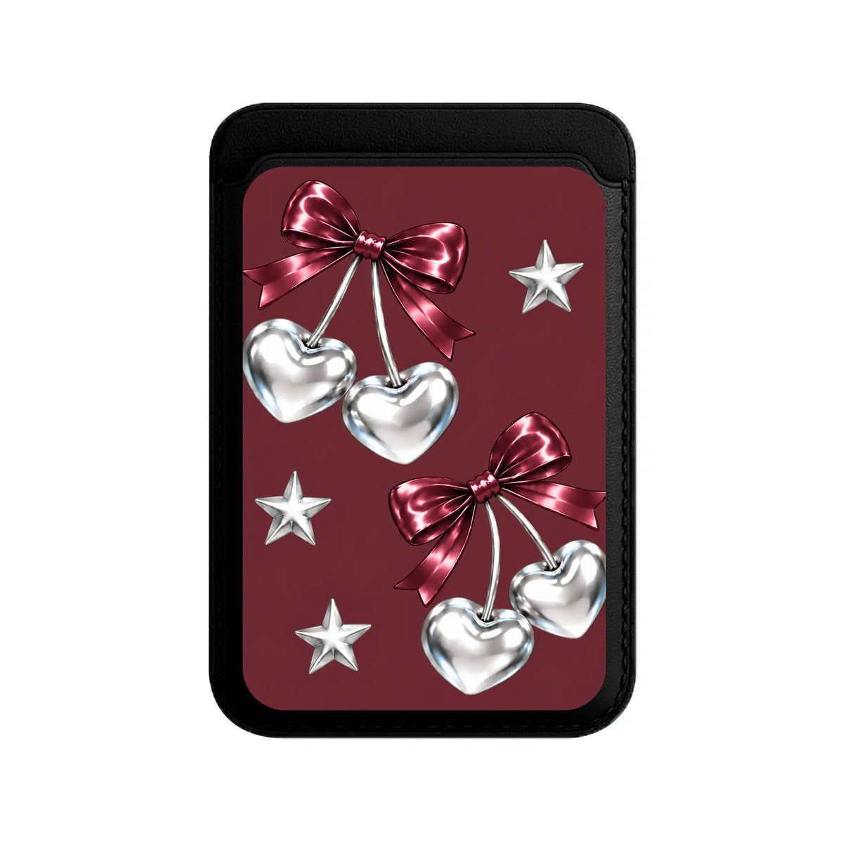 BURGUNDY CHARM-Leather Kartlık