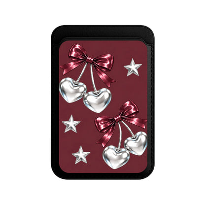 BURGUNDY CHARM-Leather Kartlık