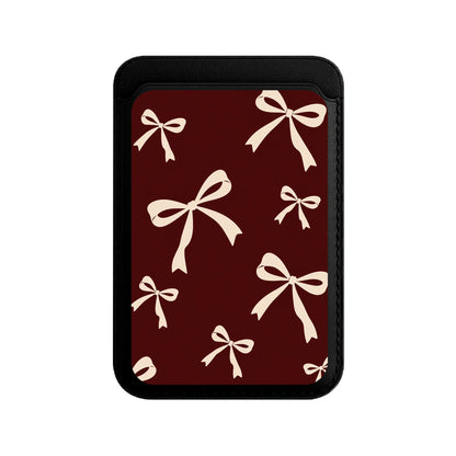 VELVET BOWS-Leather Kartlık