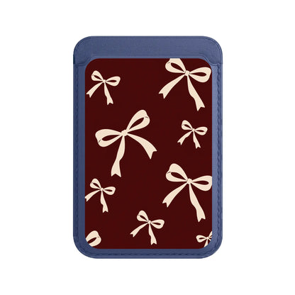 VELVET BOWS-Leather Kartlık
