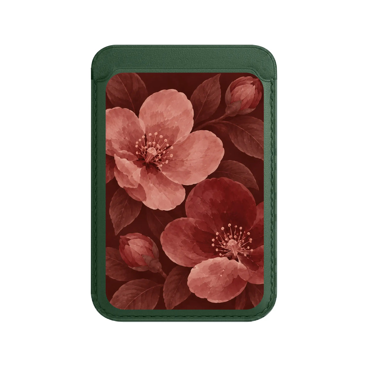BURGUNDY BLOOM-Leather Kartlık
