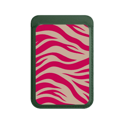FUCHSIA ZEBRA-Leather Kartlık