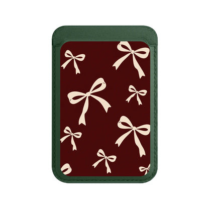 VELVET BOWS-Leather Kartlık