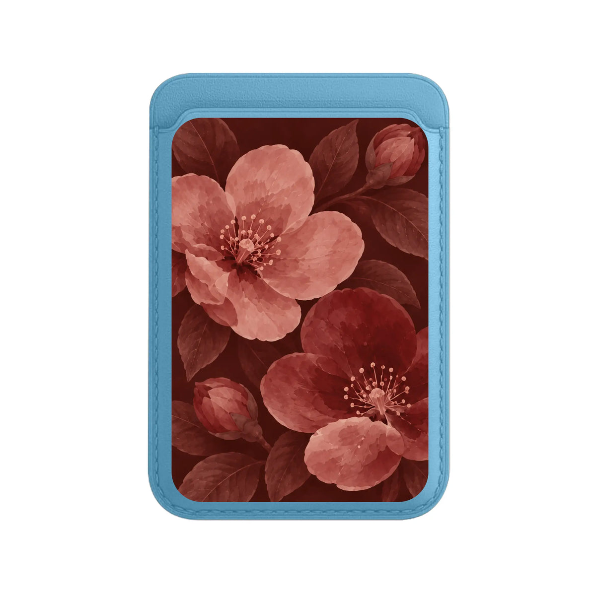 BURGUNDY BLOOM-Leather Kartlık