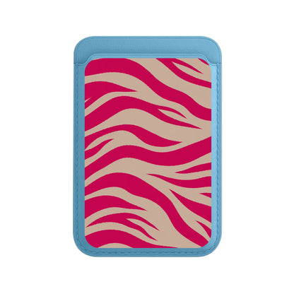 FUCHSIA ZEBRA-Leather Kartlık