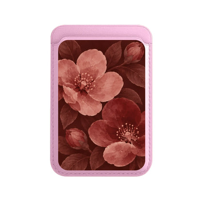 BURGUNDY BLOOM-Leather Kartlık