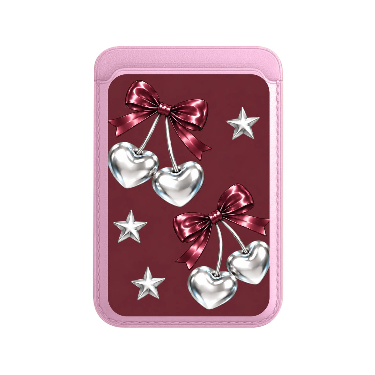 BURGUNDY CHARM-Leather Kartlık