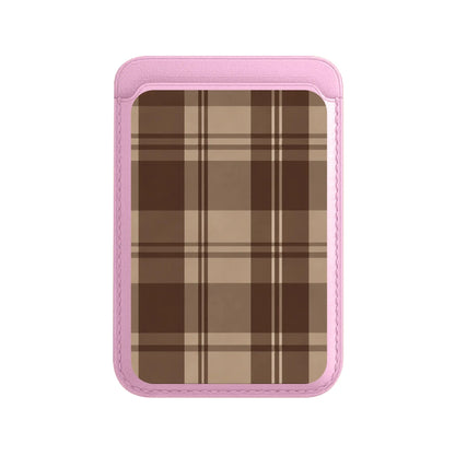 COCOA PLAID-Leather Kartlık