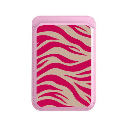FUCHSIA ZEBRA-Leather Kartlık