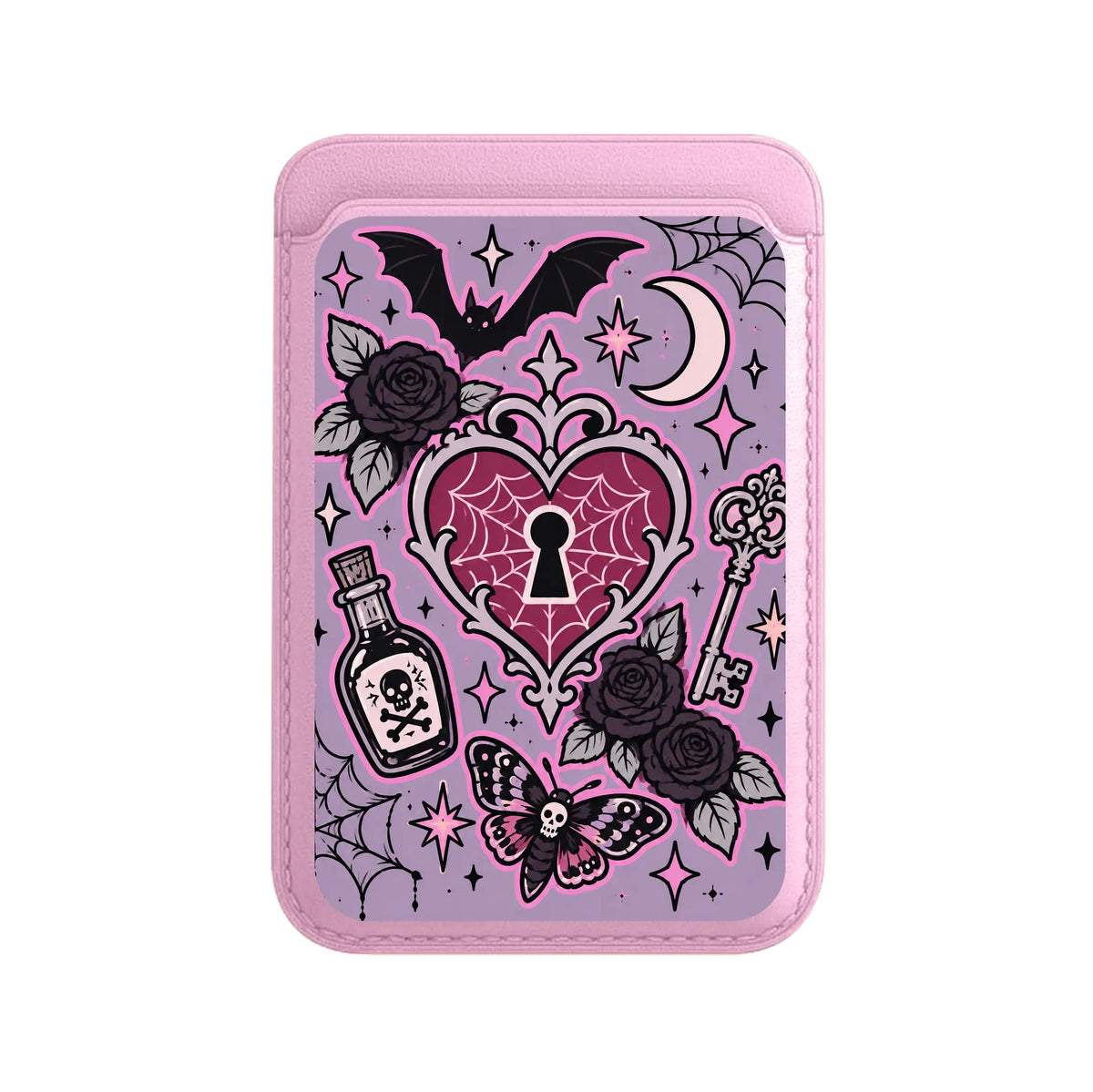 LOCKED HEART-Leather Kartlık