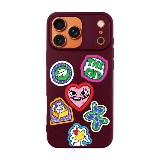 TŌTEN STICKERZ-Ultra Silikon Kılıf-iPhone XR