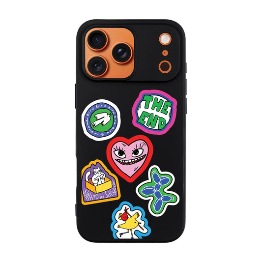 TŌTEN STICKERZ-Ultra Silikon Kılıf-Oppo Reno 4 Lite