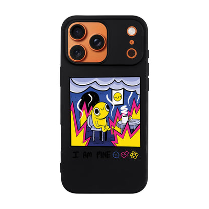 I AM FINE-Ultra Silikon Kılıf-iPhone SE 2022