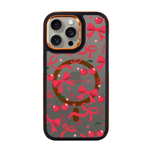CHERRY RIBBON-Dark Kılıf MagSafe Özellikli - iPhone 14 Pro Max