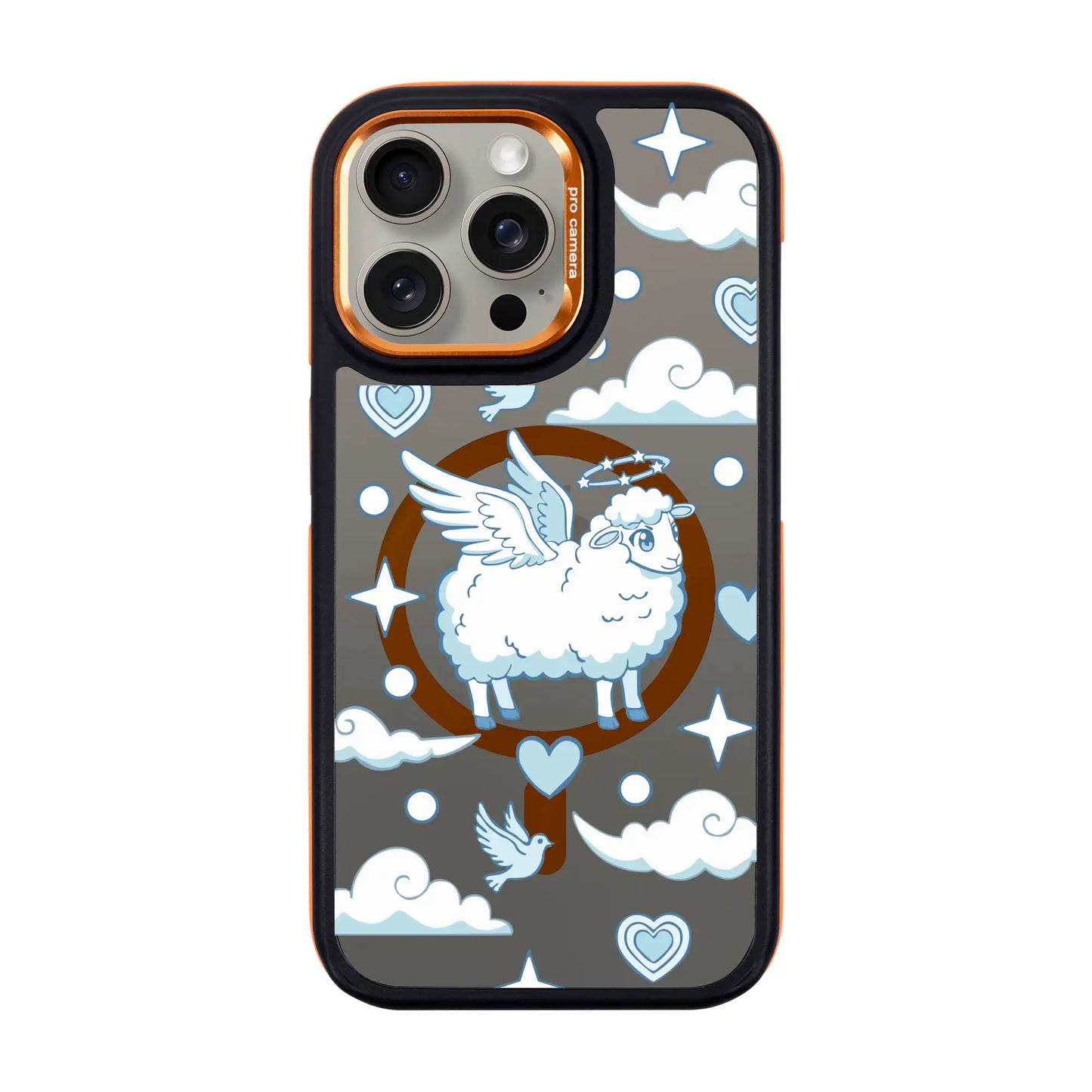 FLYING SHEEP-Dark Kılıf MagSafe Özellikli - iPhone 15 Pro