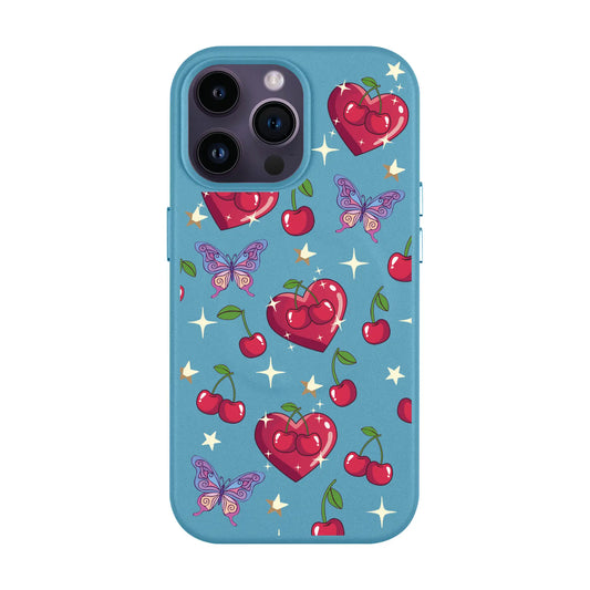 HEART GARDEN-Leather Kılıf MagSafe Özellikli - iPhone 14 Pro Max