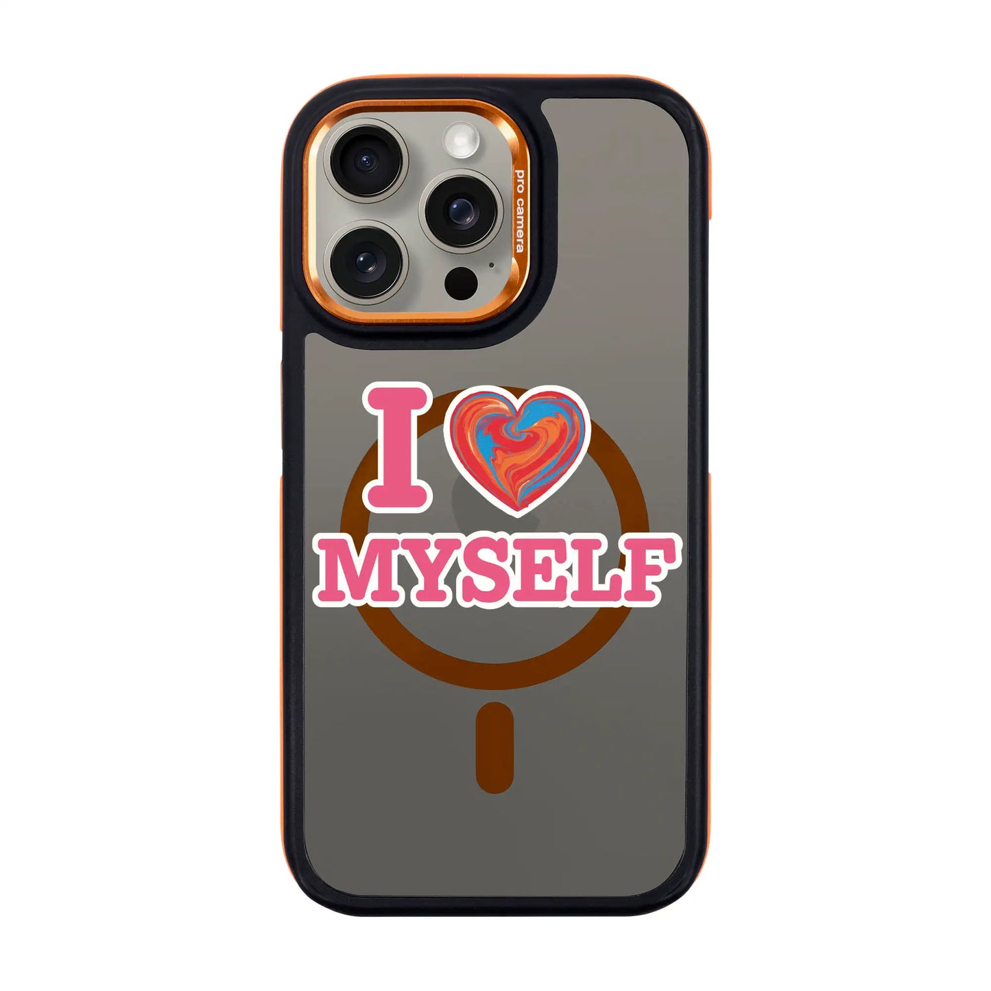I LOVE MYSELF-Dark Kılıf MagSafe Özellikli - iPhone 14 Pro