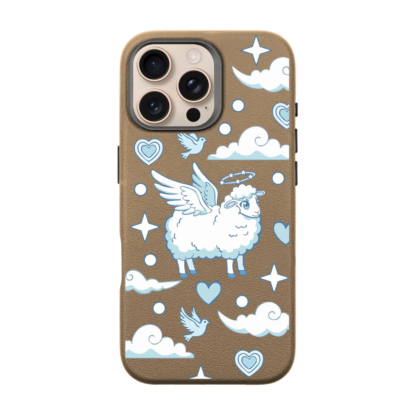 FLYING SHEEP-Leather Premium Kılıf MagSafe Özellikli - iPhone 16 Pro