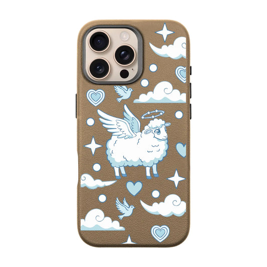 FLYING SHEEP-Leather Premium Kılıf MagSafe Özellikli - iPhone 16 Pro