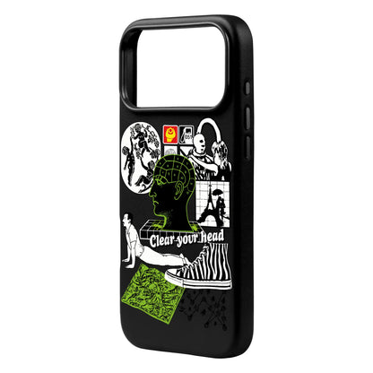 CLEAR YOUR HEAD-iPhone 17 Pro Max Signature Leather Kılıf MagSafe Özellikli