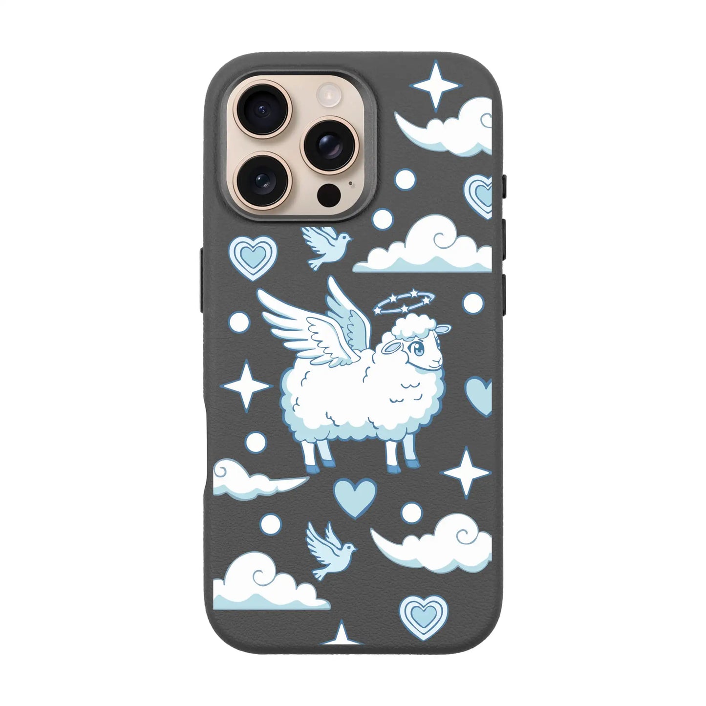FLYING SHEEP-Leather Premium Kılıf MagSafe Özellikli - iPhone 16 Pro