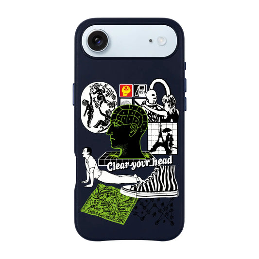 CLEAR YOUR HEAD-Signature Leather Kılıf MagSafe Özellikli - iPhone Air