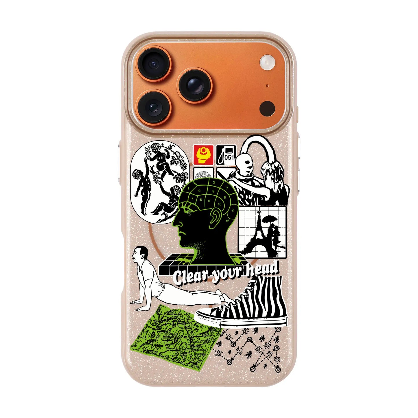 CLEAR YOUR HEAD-Radiant Kılıf MagSafe Özellikli - iPhone 17 Pro