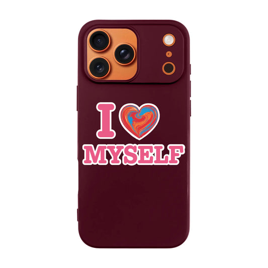 I LOVE MYSELF-Ultra Silikon Kılıf-iPhone 17 Pro Max