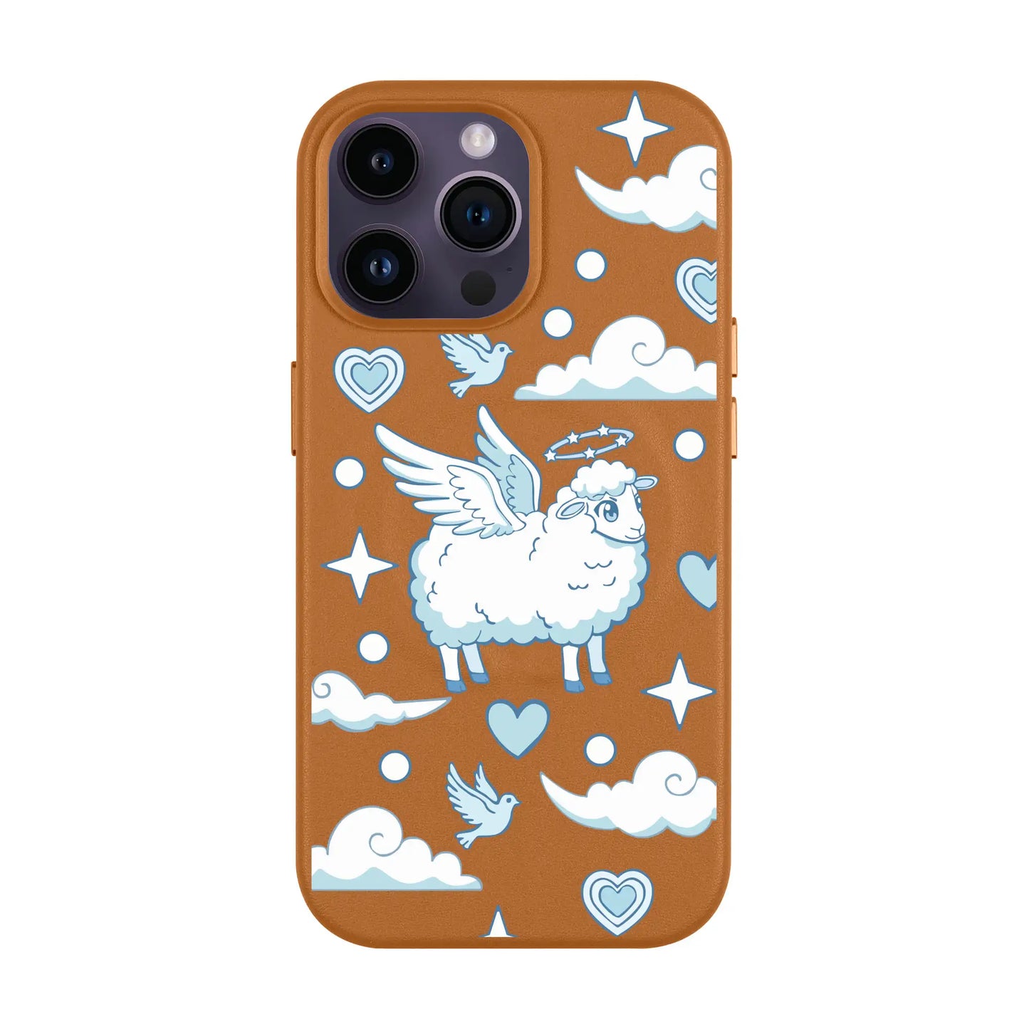 FLYING SHEEP-Leather Kılıf MagSafe Özellikli - iPhone 11