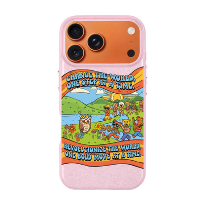 CHANGE THE WORLD-Radiant Kılıf MagSafe Özellikli - iPhone 17