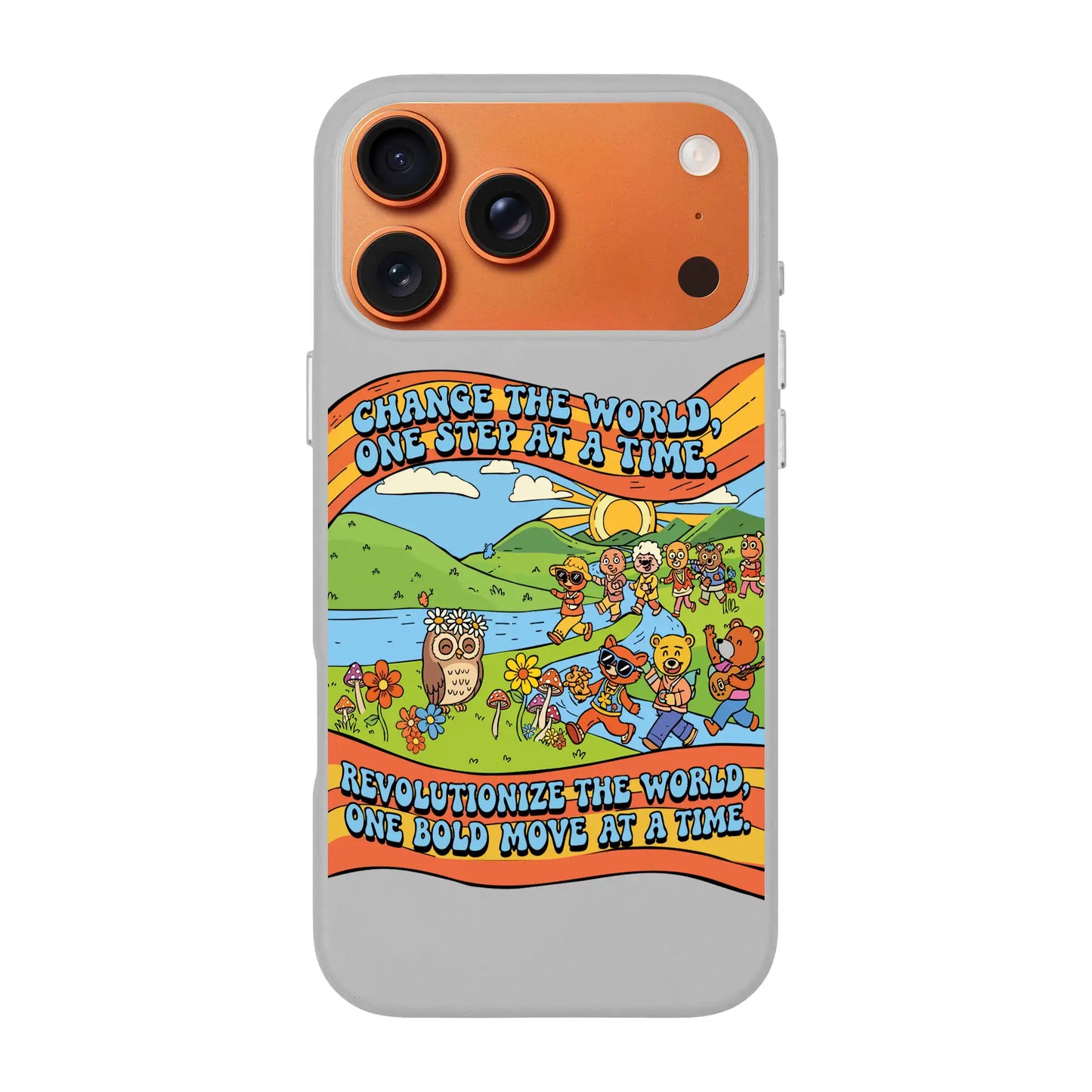 CHANGE THE WORLD-iPhone 17 Pro Max Signature Leather Kılıf MagSafe Özellikli