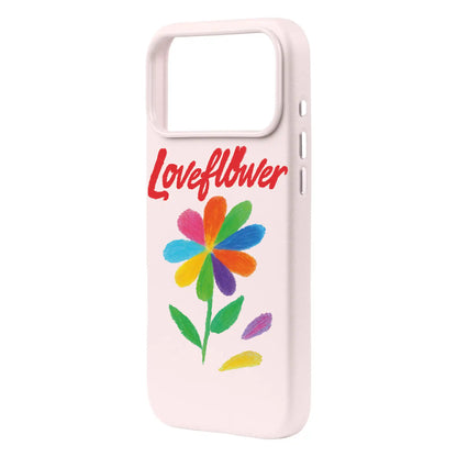 LOVE FLOWER-iPhone 17 Pro Max Signature Leather Kılıf MagSafe Özellikli
