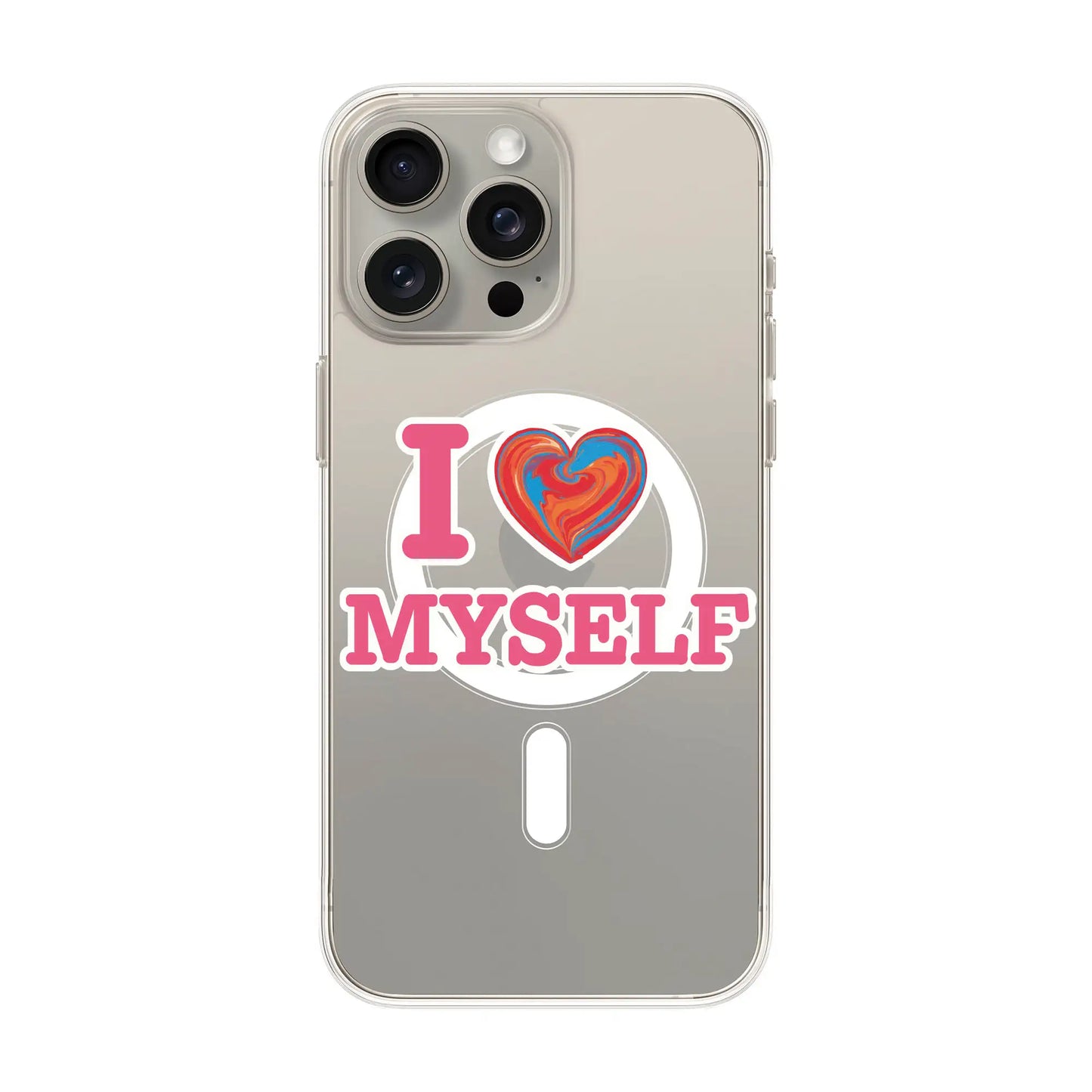 I LOVE MYSELF-Solid Kılıf MagSafe Özellikli - iPhone 13 Pro Max