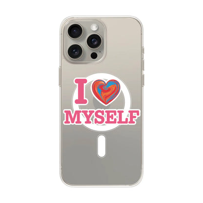 I LOVE MYSELF-Solid Kılıf MagSafe Özellikli - iPhone 13 Pro Max
