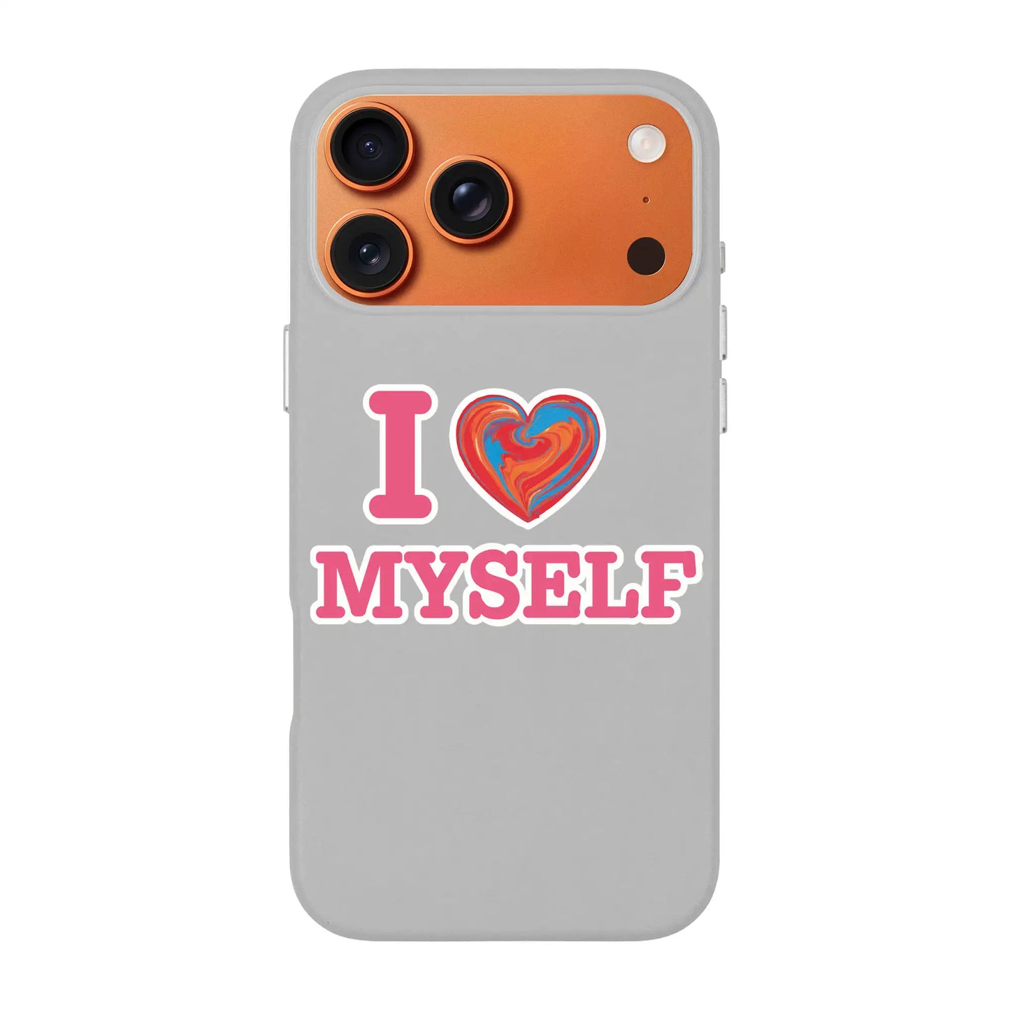 I LOVE MYSELF-Signature Leather Kılıf MagSafe Özellikli - iPhone 17 Pro