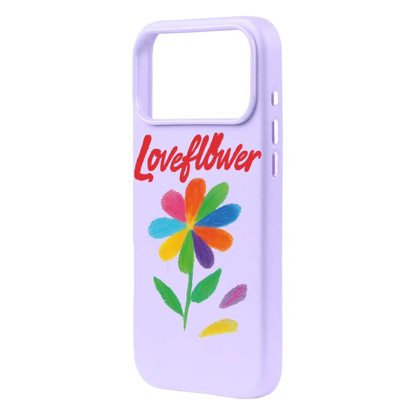 LOVE FLOWER-iPhone 17 Pro Max Signature Leather Kılıf MagSafe Özellikli