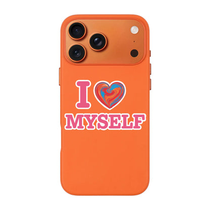 I LOVE MYSELF-Signature Leather Kılıf MagSafe Özellikli - iPhone Air