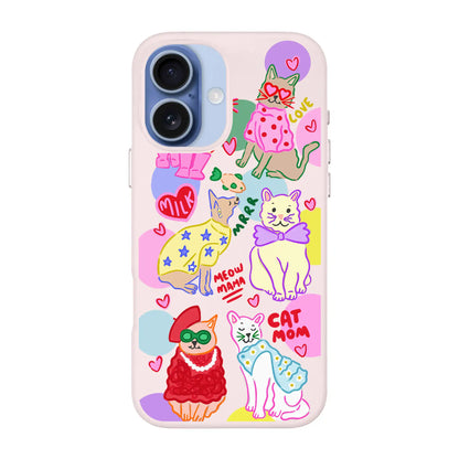 CAT MOM-Signature Leather Kılıf MagSafe Özellikli - iPhone 17