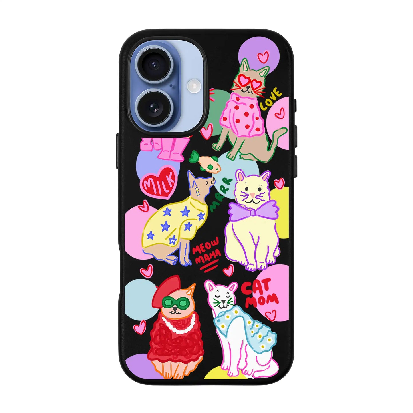 CAT MOM-Signature Leather Kılıf MagSafe Özellikli - iPhone 17