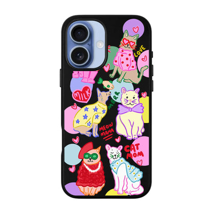 CAT MOM-Signature Leather Kılıf MagSafe Özellikli - iPhone 17