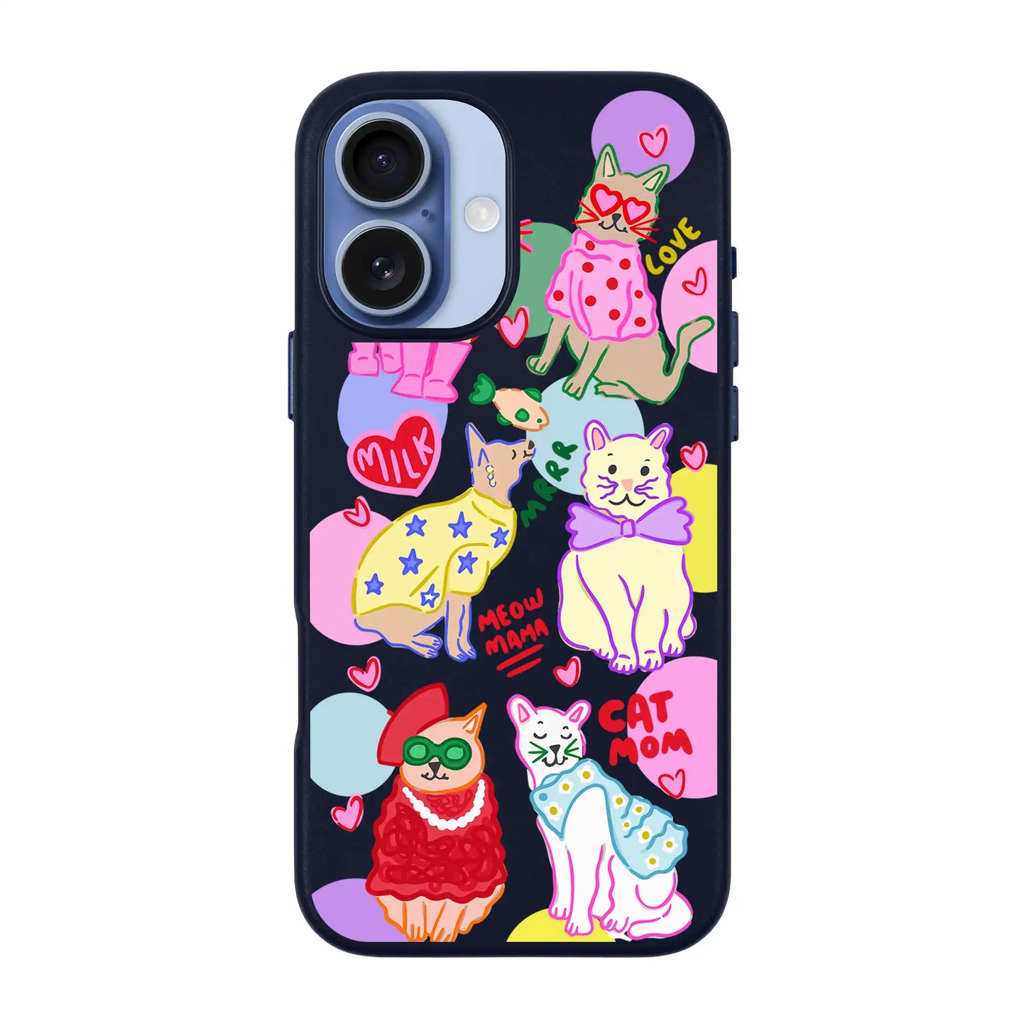 CAT MOM-Signature Leather Kılıf MagSafe Özellikli - iPhone 17